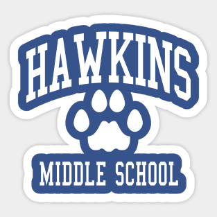 Hawkins Middle School Stranger things Sticker